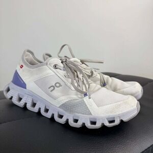 On Cloudswift Running Shoes Womens 8 White Purple Helion CloudTec Sneakers